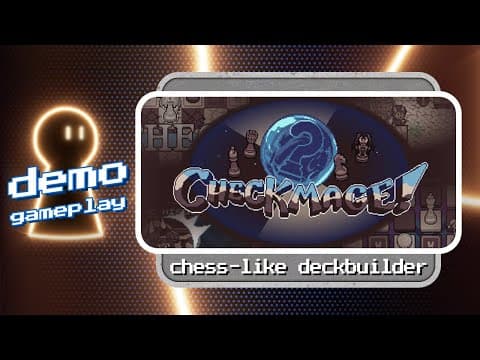 Checkmage demo gameplay | Chess-like deckbuilder! ♟️