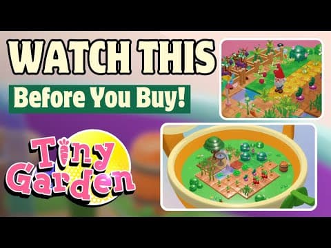 Tiny Garden Review | A New Tiny Farming Game!