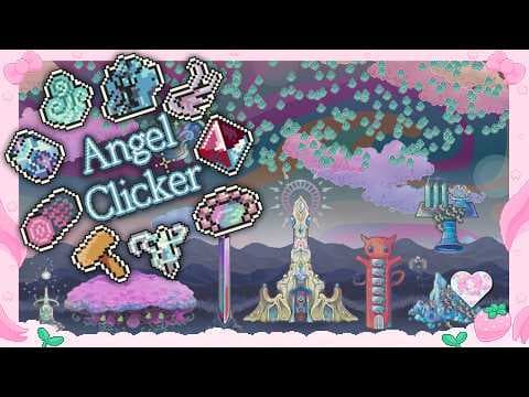 Trying A Dreamy Celestial Incremental Clicker Game 🌟 Angel Clicker #letsplay | Full Demo Playthrough