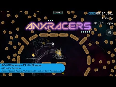 ANXRacers - Drift Space: Racing Against the Clock (Gameplay)