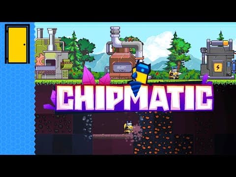 Building A Mining Factory With An Adorable Little Robot! | Chipmatic (Factory Automation Game)