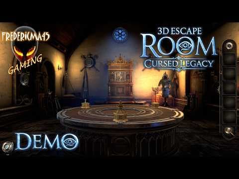 3D Escape Room Cursed Legacy FULL DEMO Walkthrough (Puzzle Escape Game)